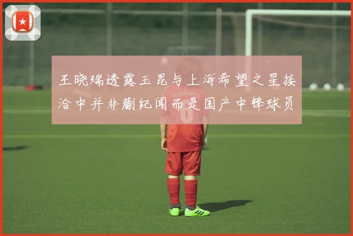 王晓瑞透露玉昆与上海希望之星接洽中并非蒯纪闻而是国产中锋球员